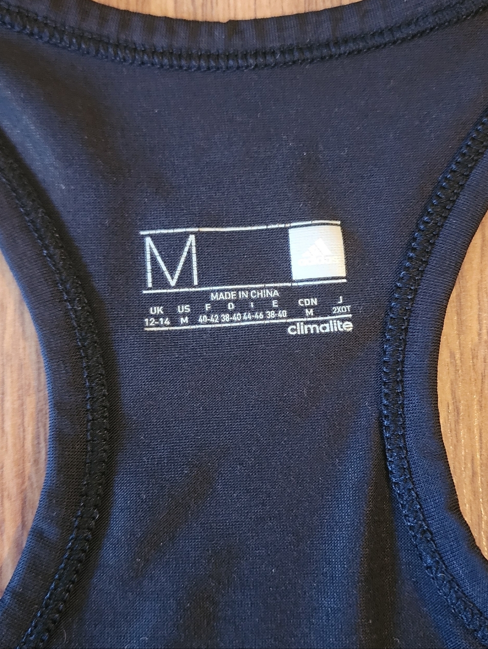 Adidas Black Racerback Performance Tank - Picture 3 of 4